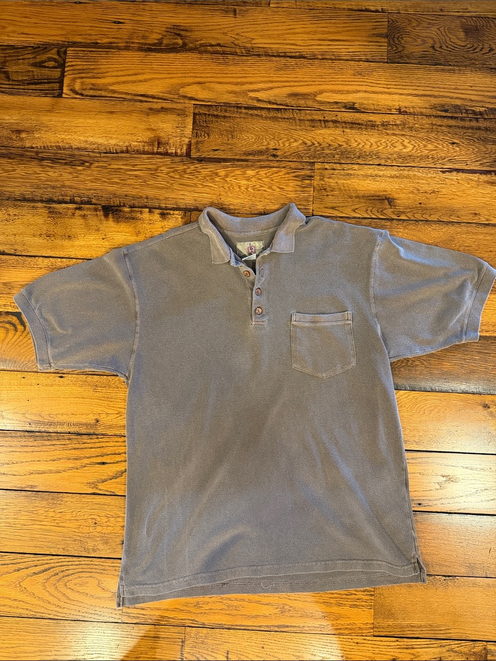 The Territory Ahead Men's Short-Sleeve Cotton Polo in Faded Brown Size XL